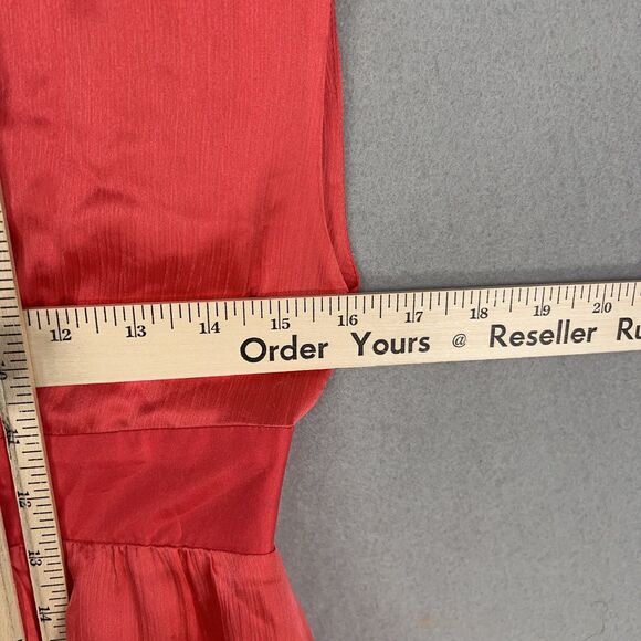 Lilly Pulitzer Dress Womens Size 6 Red Ruffle Feminine Romantic Resort Pockets - Picture 16 of 16